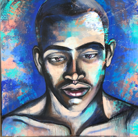 Universal man, 100 x 100 cm, acryl painting, E 1195,-